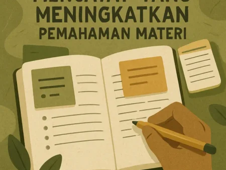 Teknik Belajar dengan Mencatat yang Meningkatkan Pemahaman Materi