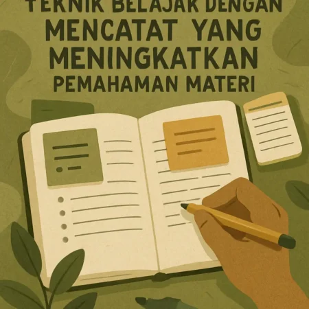 Teknik Belajar dengan Mencatat yang Meningkatkan Pemahaman Materi