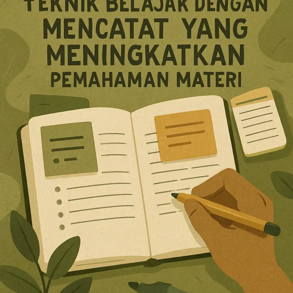 Teknik Belajar dengan Mencatat yang Meningkatkan Pemahaman Materi