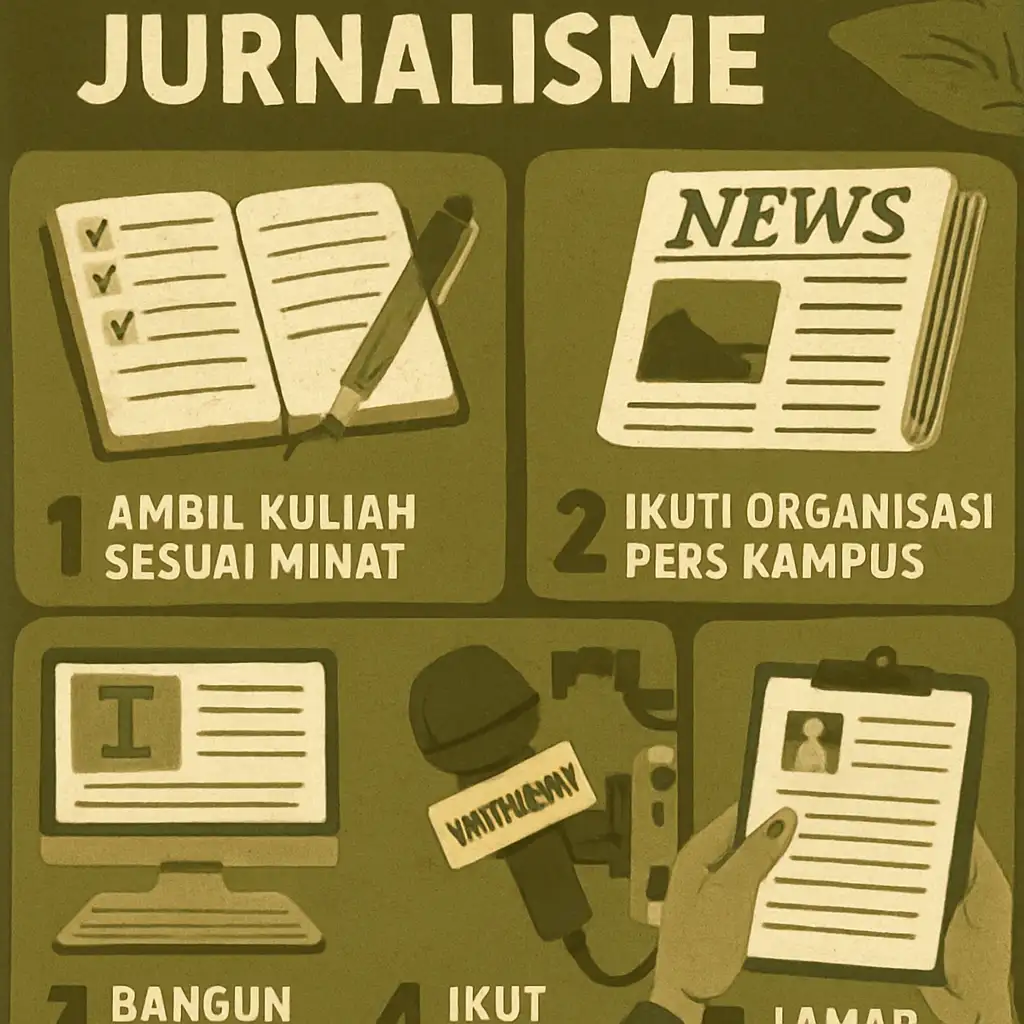 5 Langkah Memulai Karier di Bidang Jurnalisme Sejak Kuliah